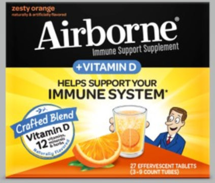 Airborne® + Vitamin D Effervescent Tablet